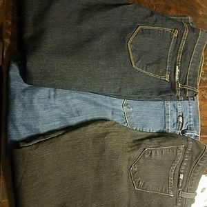 2 pairs Kancan Skinny Jeans straight leg